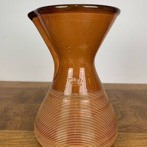 Baldelli Drip Coffee Carafe Made in Italy Brown MCM Mid-Century Modern Vtg Rare